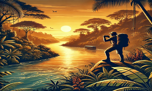 Vuelo sobre la Amazonía